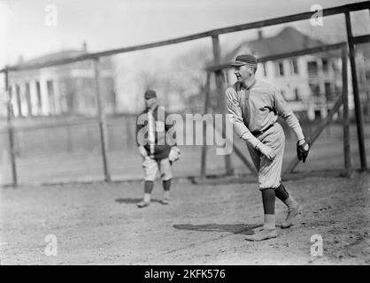 George McBride, Washington Al (baseball), env. 1912-1915. Banque D'Images