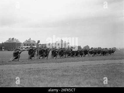 Camp d'instruction des officiers de fort Myer, 1917. Banque D'Images