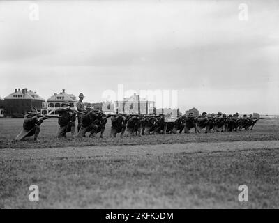 Camp d'instruction des officiers de fort Myer, 1917. Banque D'Images