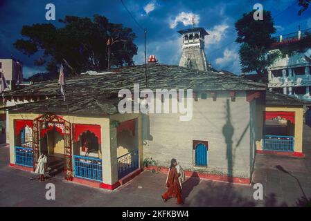 Temple de Nanda Devi à l'État d'Almora, Uttakanchaal India Banque D'Images