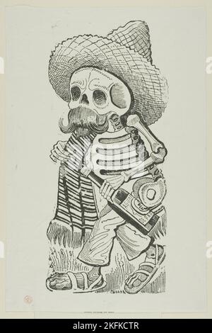 Calavera de Francisco Madero, de Calavera Maderista, imprimé en 1944. Banque D'Images