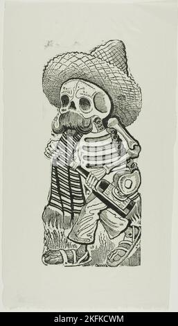 Calavera de Francisco Madero, de Calavera Maderista, imprimé en 1944. Banque D'Images