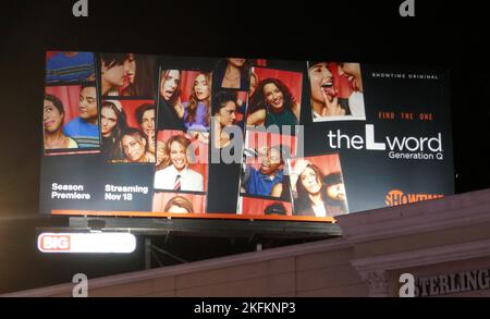 Los Angeles, Californie, États-Unis 13th novembre 2022 The L Word Billboard on 13 novembre 2022 à Los Angeles, Californie, États-Unis. Photo par Barry King/Alay stock photo Banque D'Images