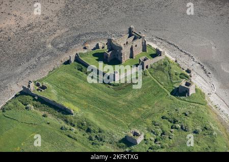 Château de PIEL sur l'île de Piel, Cumbria, 2021. Banque D'Images