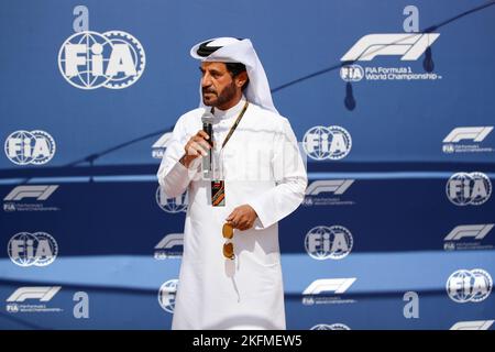 Yas Island, Abu Dhabi. 19th novembre 2022. BEN SULAYEM Mohammed (eau), Président de la FIA, portrait lors du Grand Prix de Formule 1 Etihad Airways Abu Dhabi 2022, 22nd tour du Championnat du monde de Formule 1 FIA 2022 de 18 novembre à 20, 2022 sur le circuit Yas Marina, à l'île Yas, Abou Dhabi - photo : Antonin Vincent / DPPI/DPPI/LiveMedia crédit: Agence de photo indépendante / Alay Live News Banque D'Images