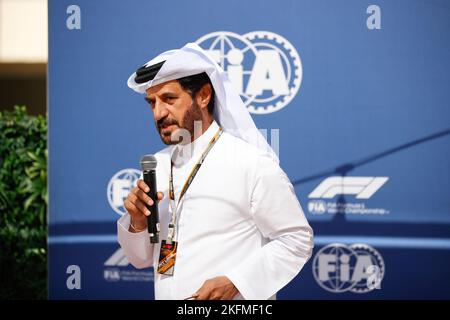 Yas Island, Abu Dhabi. 19th novembre 2022. BEN SULAYEM Mohammed (eau), Président de la FIA, portrait lors du Grand Prix de Formule 1 Etihad Airways Abu Dhabi 2022, 22nd tour du Championnat du monde de Formule 1 FIA 2022 de 18 novembre à 20, 2022 sur le circuit Yas Marina, à l'île Yas, Abou Dhabi - photo : Antonin Vincent / DPPI/DPPI/LiveMedia crédit: Agence de photo indépendante / Alay Live News Banque D'Images