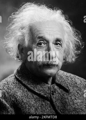 USA - 1947 - Portrait d'Albert Einstein pris en 1947 aux Etats-Unis - photo: Geopix/Oren Turner Banque D'Images