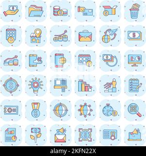 Icône professionnelle de style comique. Réaliser l'illustration vectorielle de dessin animé argent sur fond blanc isolé. Concept d'entreprise d'effet de destruction d'Internet multimédia. Illustration de Vecteur