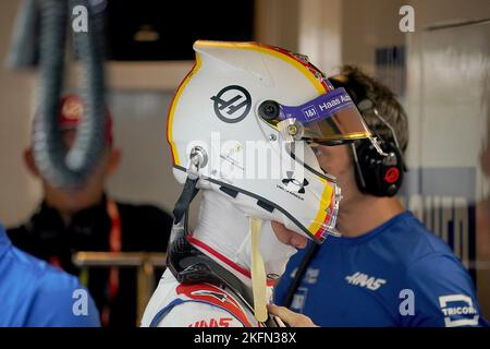 19 novembre 2022, Yas Marina circuit, Abu Dhabi, FORMULE 1 ETIHAD AIRWAYS GRAND PRIX 2022 d'ABU DHABI , sur la photo Mick Schumacher (DEU), équipe Haas F1 Banque D'Images