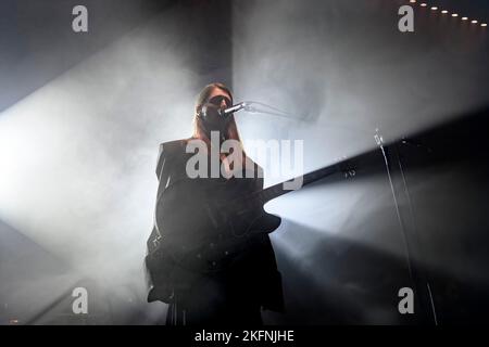 Rome, Italie. 17th novembre 2022. Emma Nolde lors du concert au Monk Club de Rome. (Photo de Roberto Bettacchi/Pacific Press/Sipa USA) crédit: SIPA USA/Alay Live News Banque D'Images