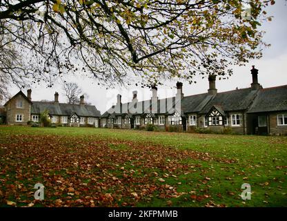Une vue sur les Almshres à Waddington près de Clitheroe, Lancashire, Royaume-Uni, Europe Banque D'Images