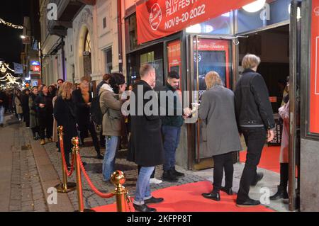 Stockholm, Suède - 2022 novembre - Festival international du film de Stockholm - Skandia-Teatern à Drottningatan. (Photo de Markku Rainer Peltonen) Banque D'Images