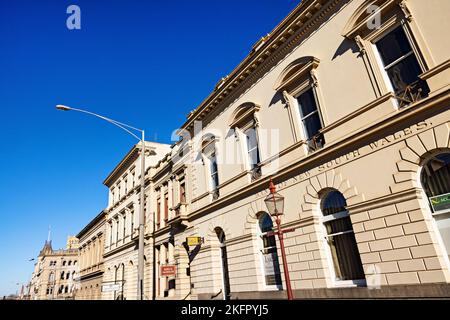 Ballarat Australie / l'hôtel de charme Heritage on Lydiard est situé dans l'ancien bâtiment 1862 de la Banque de Nouvelle-Galles du Sud. Banque D'Images