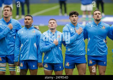 Série des nations d'automne - ans Rugby, Italie contre Afrique du Sud, 19 novembre 2022, Genova Banque D'Images