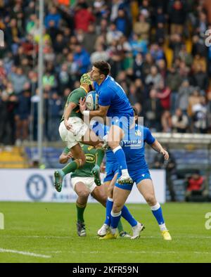 Série des nations d'automne - ans Rugby, Italie contre Afrique du Sud, 19 novembre 2022, Genova Banque D'Images