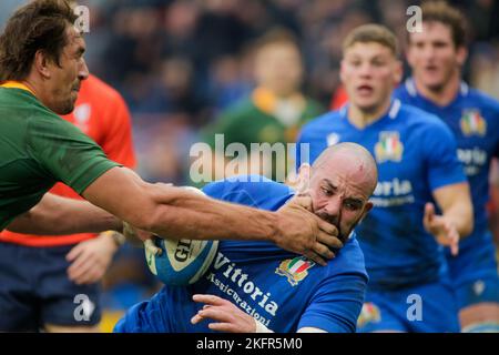 Série des nations d'automne - ans Rugby, Italie contre Afrique du Sud, 19 novembre 2022, Genova Banque D'Images