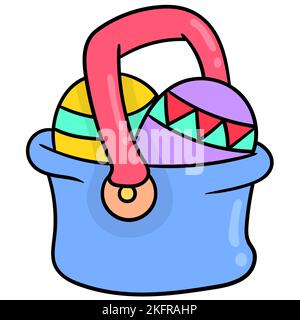 Une icône de dessin animé sur fond blanc Illustration de Vecteur