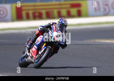 Victoria, Australie. 20th novembre 2022. Toprak Razgatlioglu (Turquie) à bord de la Yamaha YZF R1 pour la Pata Yamaha avec l'équipe Brixx WorldSBK pendant la saison d'échauffement pour le Grand Ridge Round australien 2022 du Championnat du monde de Superbike FIM MOTUL 2022 à Phillip Island, Australie sur 20 novembre 2022 - image Credit: brett keating/Alay Live News Banque D'Images