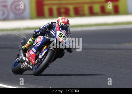 Victoria, Australie. 20th novembre 2022. Andrea Locatelli (ITA) en course pour Pata Yamaha avec Brixx WorldSBK en équipe sur la Yamaha YZF R1 pendant la saison d'échauffement pour le Grand Ridge Round australien 2022 du Championnat du monde de Superbike MOTUL FIM 2022 à Phillip Island, Australie sur 20 novembre 2022 - image Credit: brett keating/Alay Live News Banque D'Images