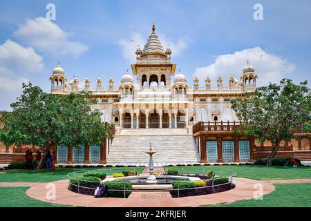 Jaswant Thada est un cénotaphe situé dans la ville de Jodhpur Banque D'Images