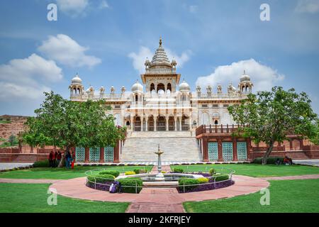 Jaswant Thada est un cénotaphe situé dans la ville de Jodhpur Banque D'Images