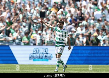 Lors de la Sydney Super Cup Match Celtic vs Everton au stade Accor, Sydney, Australie. 20th novembre 2022. (Photo de Patrick Hoelscher/News Images) Credit: News Images LTD/Alay Live News Banque D'Images