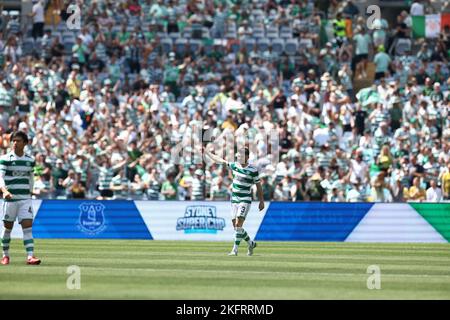 Lors de la Sydney Super Cup Match Celtic vs Everton au stade Accor, Sydney, Australie. 20th novembre 2022. (Photo de Patrick Hoelscher/News Images) Credit: News Images LTD/Alay Live News Banque D'Images