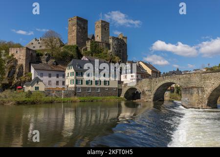 Château de Runkel sur la Lahn, Hesse, Allemagne, Europe Banque D'Images