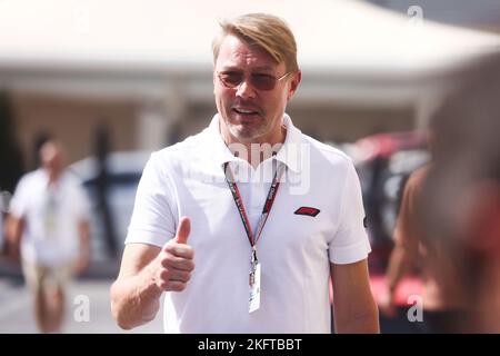 Abu Dhabi, Émirats arabes Unis. 19th novembre 2022. Mika Hakkinen lors du Grand Prix de Formule 1 d'Abou Dhabi au circuit Yas Marina sur 19 novembre 2022 à Abu Dhabi, Émirats arabes Unis. (Credit image: © Beata Zawrzel/ZUMA Press Wire) Banque D'Images