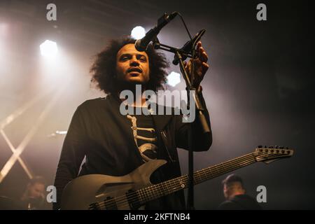 Zeal & ardor en direct à la Manchester Academy, Royaume-Uni, le 9th novembre 2022 Banque D'Images