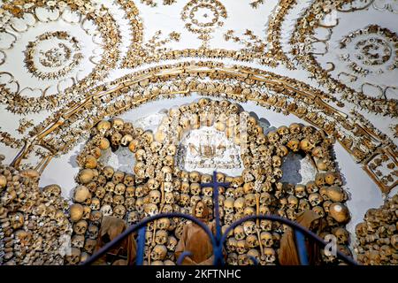 Rome Lazio Italie. La crypte Capuchin comprend plusieurs minuscules chapelles situées sous l'église de Santa Maria della Concezione dei Cappuccini sur le V. Banque D'Images