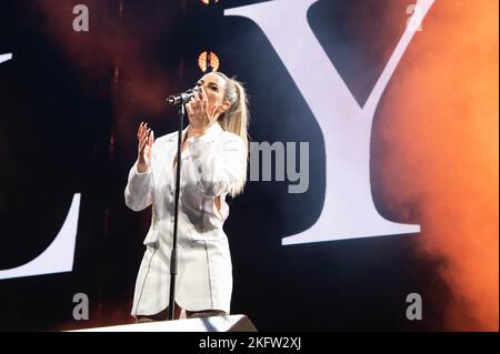 Glasgow, Écosse, 19 novembre 2022, Lyra se produisant à l'OVO Hydro à Glasgow le 19 novembre 2022Credit : Glasgow Green at Winter Time Credit : james Edmond / Alamy Live News Banque D'Images