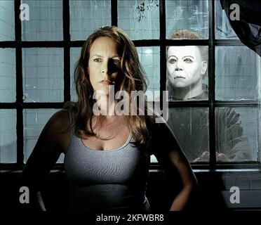 JAMIE LEE CURTIS, BRAD LOREE, HALLOWEEN : RESURRECTION, 2002 Banque D'Images