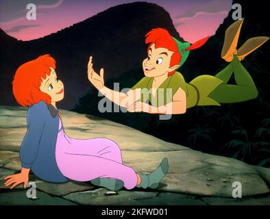 JANE, PETER PAN, RETOUR AU PAYS IMAGINAIRE : PETER PAN : RETOUR AU PAYS Imaginaire, 2002 Banque D'Images