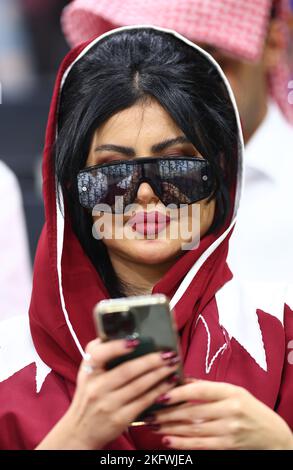 Al Khor, Qatar. 20th novembre 2022. Les fans du Qatar lors du match de la coupe du monde de la FIFA 2022 au stade Al Bayt, Al Khor. Le crédit photo devrait se lire: David Klein/Sportimage crédit: Sportimage/Alay Live News Banque D'Images