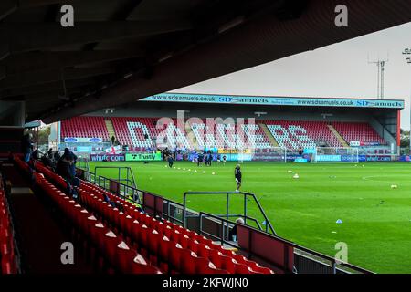 Cambridge, Royaume-Uni, 19th novembre 2022. R Costaings Abbey Stadium vue générale à l'intérieur du stade lors du match Sky Bet League 1 entre Cambridge United et Accrington Stanley au R Costaings Abbey Stadium, Cambridge, le samedi 19th novembre 2022. (Crédit : Kevin Hodgson | NOUVELLES MI) (Kevin Hodgson/SPP) crédit : SPP Sport Press photo. /Alamy Live News Banque D'Images