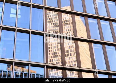 Architektur im Europaviertel à Francfort-sur-le-main, Allemagne Banque D'Images