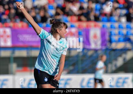 ELISA Polli (Inter) réagit au cours de l'ACF Fiorentina vs Inter - FC Internazionale, football italien série A Women Match à Sesto Fiorentino (FI), Italie, 20 novembre 2022 Banque D'Images