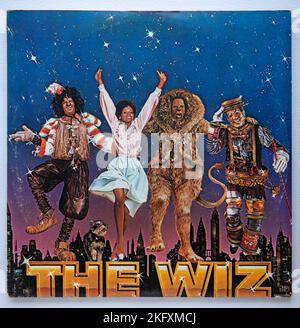 LP couverture de l'album original de la bande sonore au film de 1978 The Wiz Banque D'Images