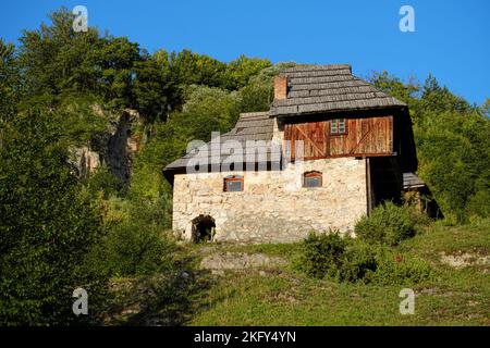 Ancienne maison rurale en Serbie, Sopotnica Banque D'Images