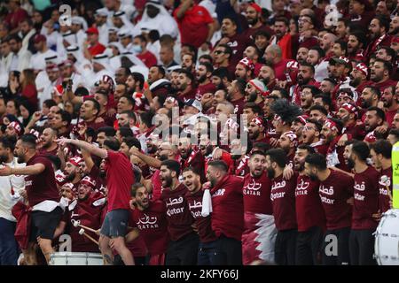 Al Khor, Qatar. 20th novembre 2022. Qatar fans (QAT) football/Soccer : coupe du monde de la FIFA Qatar 2022 Group A match entre Qatar 0-2 Equateur au stade Al Bayt à Al Khor, Qatar . Crédit: Naoki Morita/AFLO SPORT/Alay Live News Banque D'Images