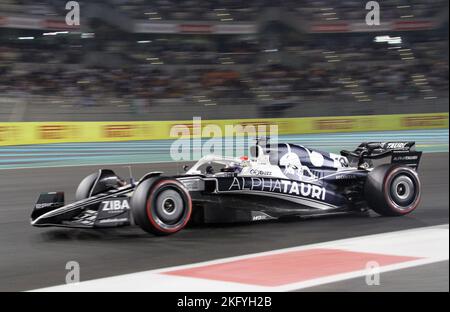 Abu Dhabi, Émirats arabes Unis . 19th novembre 2022. ABU DHABI, ÉMIRATS ARABES UNIS, 19. Novembre 2022, #10, Pierre GASLY, FRA, Scuderia Alpha Tauri, AT02, MOTEUR HONDA RA620 pendant le Grand Prix F1 au circuit Yas Marina 2022- 19. Novembre, Formule 1, - Grand Prix Formel 1, F1, Formel1, Vereinigte Arabische Emirate, - image payante - copyright crédit: © Stefan KLINGBERG/ATP images (KLINGBERG Stefan/ATP/SPP) crédit: SPP Sport Press photo. /Alamy Live News Banque D'Images