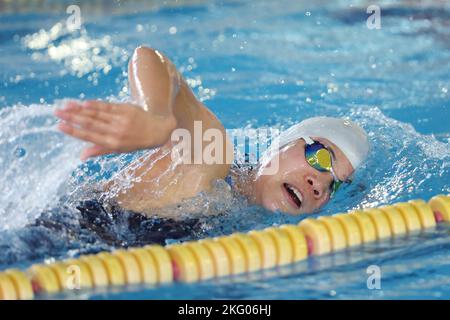 Shizuoka, Japon. 18th novembre 2022. Hinano Shigehara Pentathlon moderne : les 62nd Championnats du Pentathlon moderne tous japonais natation individuelle des femmes au club de natation de Higashi fuji, à Shizuoka, Japon . Credit: YUTAKA/AFLO SPORT/Alay Live News Banque D'Images