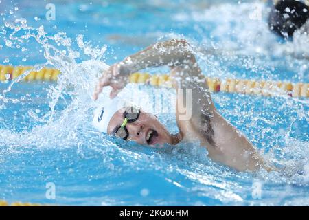 Shizuoka, Japon. 18th novembre 2022. Taishu Sato Pentathlon moderne : les 62nd Championnats du Pentathlon moderne tous japonais natation individuelle des hommes au club de natation de Higashi fuji, à Shizuoka, Japon . Credit: YUTAKA/AFLO SPORT/Alay Live News Banque D'Images