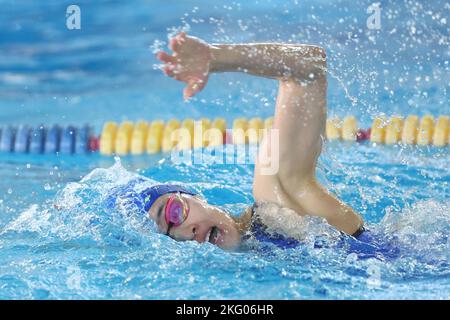 Shizuoka, Japon. 18th novembre 2022. Ayumu Saito Pentathlon moderne : les 62nd Championnats du Pentathlon moderne tous japonais natation individuelle des femmes au club de natation de Higashi fuji, à Shizuoka, Japon . Credit: YUTAKA/AFLO SPORT/Alay Live News Banque D'Images