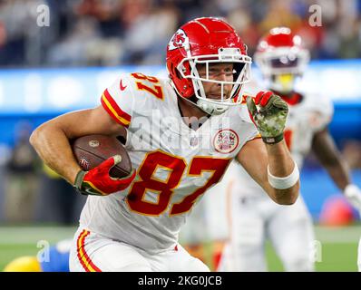 Kansas City Chiefs linebacker Nick Bolton (32) runs during an NFL football  game against the Los Angeles Chargers, Sunday, Nov. 20, 2022, in Inglewood,  Calif. (AP Photo/Kyusung Gong Stock Photo - Alamy