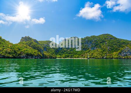 Koh Phaluai, Mu Ko Ang Thong National Park, Golfe de Thaïlande, Siam, Banque D'Images