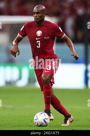 Al Khor, Qatar. 20th novembre 2022. Abdelkarim Hassan du Qatar pendant le match de la coupe du monde de la FIFA 2022 au stade Al Bayt, Al Khor. Le crédit photo devrait se lire: David Klein/Sportimage crédit: Sportimage/Alay Live News Banque D'Images
