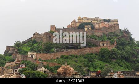 INDE, RAJASTHAN, KUMBHALGARH, juillet 2022, Tourisme à Kumbhalgarh fort Banque D'Images