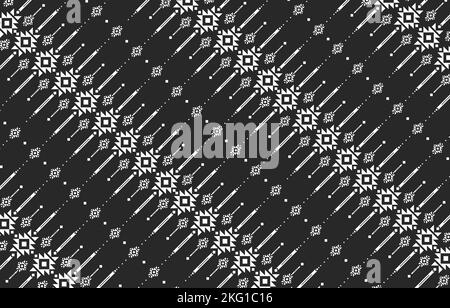 Motif ethnique décoratif vectoriel sans couture coloré géométrique.motifs amérindiens. Design pour arrière-plan,moquette,papier peint,habillement,emballage,Batik, Illustration de Vecteur